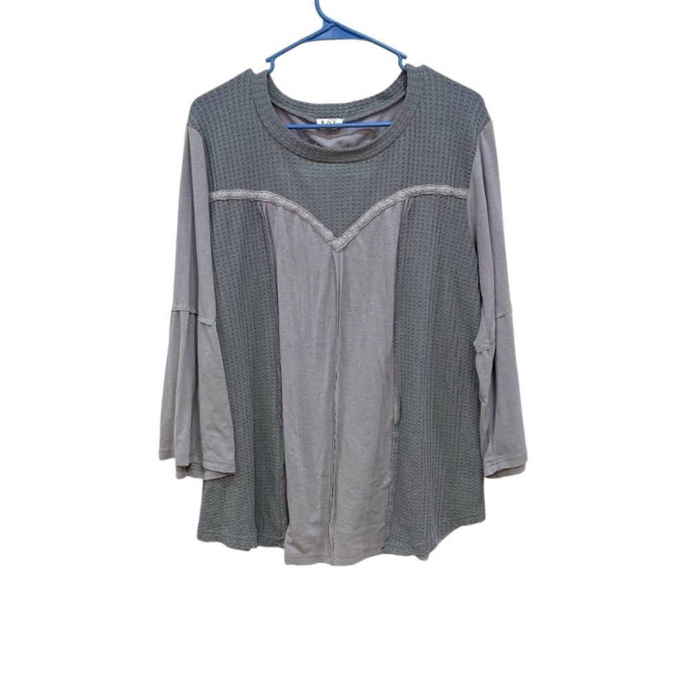 POL Waffle knot Top NWOT